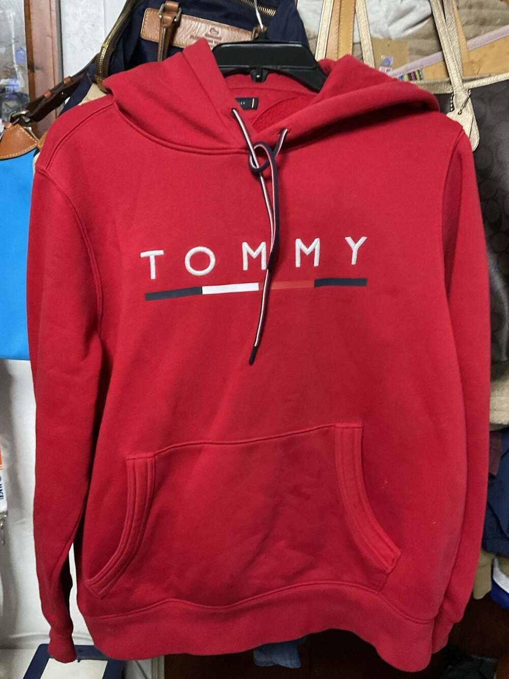 Tommy Hilfiger Embroidered Logo Pullover Hoodie
